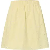 Pieces Jupe 'PCBanna' jaune pastel / jaune clair