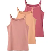 TWO SOON Haut abricot / rose / rose pastel