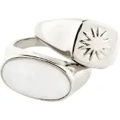 Pilgrim Bague ' Prism ' argent
