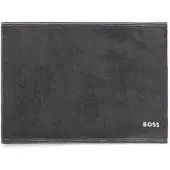 BOSS Tapis de bain en coton avec logo brodé contrastant