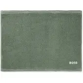 BOSS Tapis de bain en coton avec logo brodé contrastant