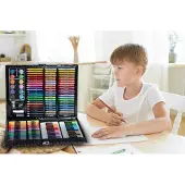 Blackmoon Kit de peinture 169 pièces Coffret Mega-Set Artistes Art créatif 9176
