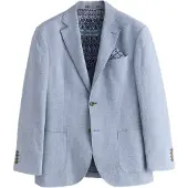 Next Veste de costume beige / crème / bleu clair / bleu foncé / marron