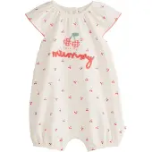 Next Barboteuse / body vert / rouge / blanc