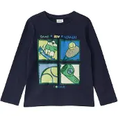 s.Oliver T-Shirt bleu marine / azur / vert / vert clair