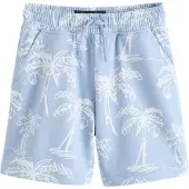 Next Pantalon bleu clair / blanc