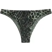 Next Bas de bikini vert / noir