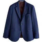 Next Veste de costume bleu foncé