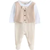 Next Set beige / beige foncé / blanc