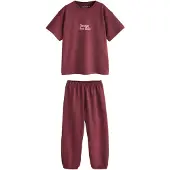 Next Pyjama rose / bourgogne