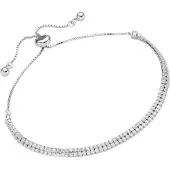 Smart Jewel Bracelet argent / blanc