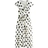 Next Robe de cocktail écru / noir