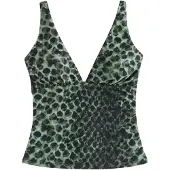 Next Haut de tankini menthe / noir
