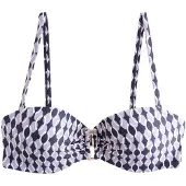 Next Hauts de bikini bleu marine / lilas / blanc