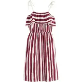 Next Robe d’été bordeaux / blanc