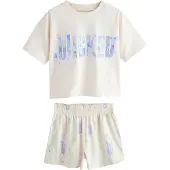 Next Pyjama 'Wicked' bleu / vert clair / lilas / blanc