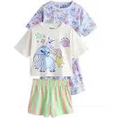 Next Pyjama 'Disney Lilo Und Stitch' crème / violet / lilas / abricot