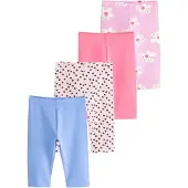 Next Leggings bleu roi / rose / framboise / rose pastel