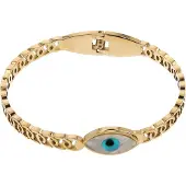 IZIA Bracelet turquoise / or