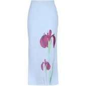 Usha Jupe bleu clair / vert / rouge