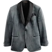 Next Veste de costume gris foncé / noir