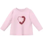 s.Oliver T-Shirt rose / rouge foncé