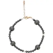 Usha Bracelet or rose / noir
