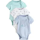 Ted Baker Barboteuse / body bleu marine / turquoise / bleu-gris / blanc