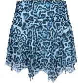 Faina Jupe 'Festive' bleu ciel / noir