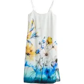 Next Robe d’été bleu / jaune / rose pastel / blanc