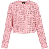 Faina Blazer 'Festive' rose / rouge sang / blanc