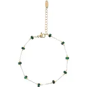 Usha Bracelet or / émeraude
