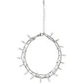 IZIA Bracelet argent / blanc perle