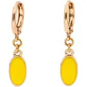 IZIA Boucles d'oreilles jaune