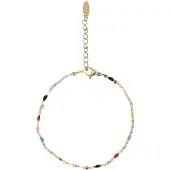 IZIA Bracelet or / mélange de couleurs