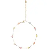 Mymo Bracelet bleu pastel / jaune clair / or / rose