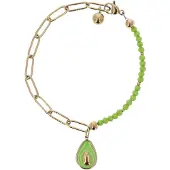 IZIA Bracelet or / vert clair