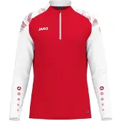 Jako Ziptop Sonic rouge/blanc M