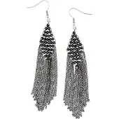 Mymo Boucles d'oreilles noir
