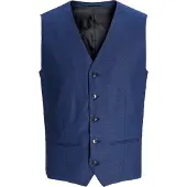Jack & Jones Gilet de costume bleu cobalt