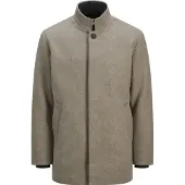 Jack & Jones Veste mi-saison 'JJEHarrison' greige / noir