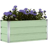 vidaXL Jardinière Vert 100 X 40 X 45 Cm Acier