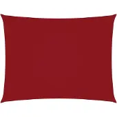 vidaXL Voile de parasol tissu oxford rectangulaire 2x2,5 m rouge