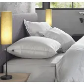 Zohome Satinado Housse de couette - Double - 200x200/220 cm - Blanc