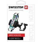 Swissten Support pour vélo S-GRIP BCCL1, Support pour smartphone, Noir
