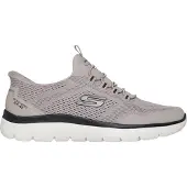 SKECHERS Baskets d'été à enfiler Homme Naturel