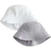 Next Chapeau gris / blanc