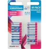 Grundig - AAA / R03 pile alcaline 1,5 V 18 pcs.