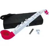 NUVO jSax White with Pink Trim 2.0