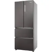 Haier HFR3718ENMD Réfrigérateur Side-by-Side Pose libre 402 l E Acier inoxydable